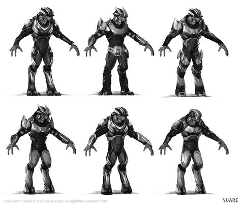 ArtStation - Elites (Final Design) - Halo Wars 2, Nuare Studio | Halo, Game concept art, Halo ...