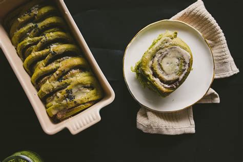 Buttermilk Matcha Rolls with Black Sesame Cinnamon Filling » Betty L