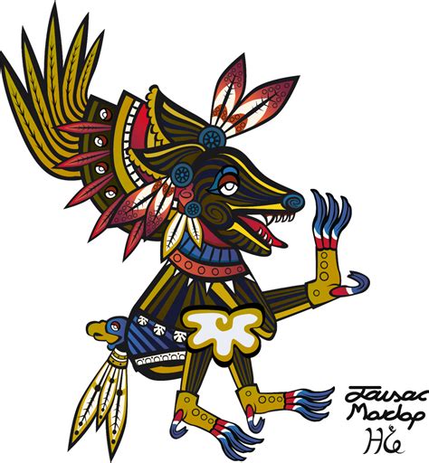 xolotl el dios de los xoloitzcuintle by jaisac on DeviantArt