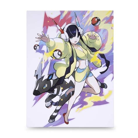 Pokémon Trainers: Elesa Canvas Wall Art | Pokémon Center Official Site