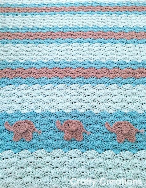 Elephant Baby Blanket Crochet Pattern | Etsy