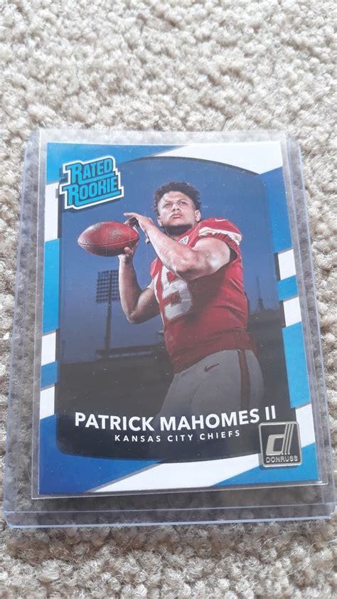 Football cards: Patrick Mahomes Rookie card for Sale in Coyote, CA ...