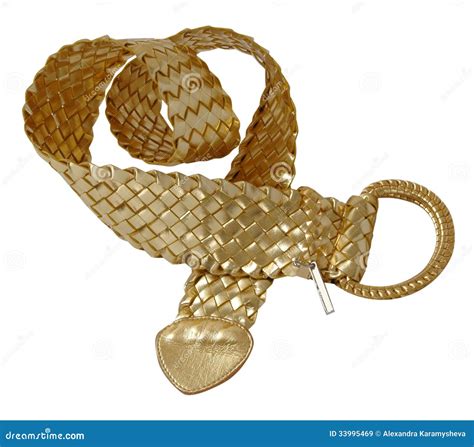 Golden belt stock image. Image of glamour, buckle, fashionable - 33995469