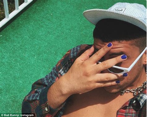 Bad Bunny says he was turned away from nail spa in Spain because he is a man | Daily Mail Online