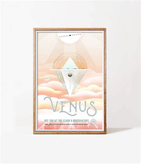 Venus Nasa Space Poster Digital File Download & Print | Etsy