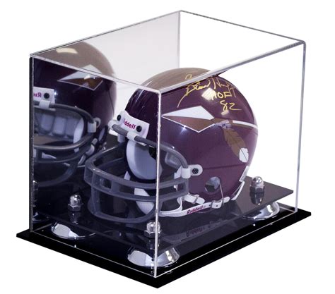 Deluxe Acrylic Mini Football Helmet Display Case with Metal Risers - Walmart.com