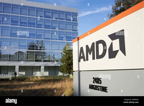 Advanced Micro Devices, Inc.'s Headquarters in Santa Clara, California. AMD develops computer ...