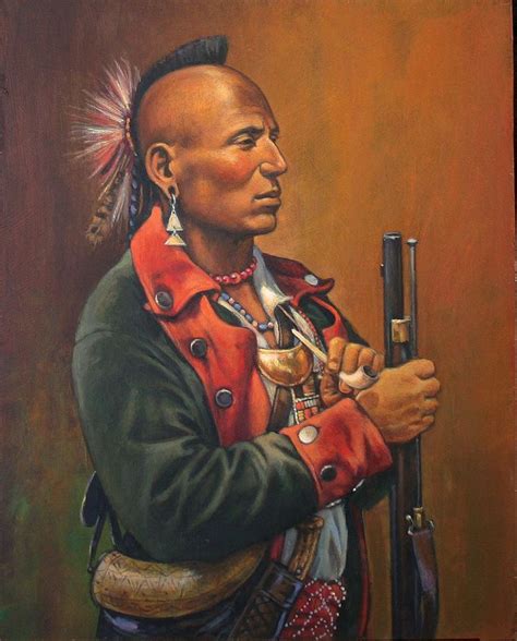 The Mohawk | Native american artwork, Native american paintings, Native ...