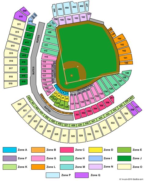 Great American Ball Park Seating Chart | Great American Ball Park Event ...