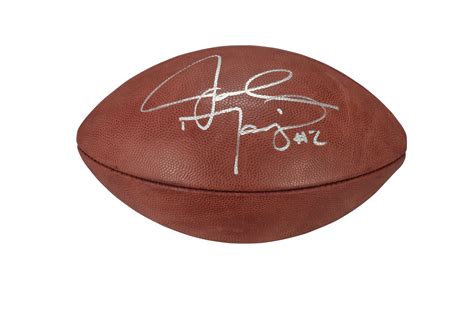 Lot Detail - Johnny Manziel Signed NFL Football