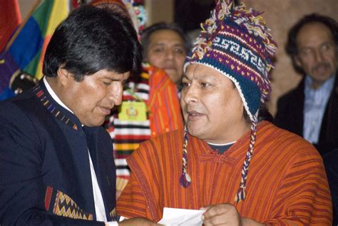Evo Morales | Evo Morales auf der Akademie der bildenden Kün… | Flickr