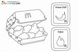 McDonalds Coloring Pages sketch template