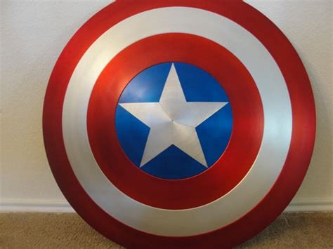 Captain America Shield Replica Spun Aluminum Metal by Maveagle