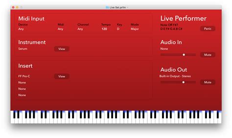 Live Performer Is An Audio Unit Host For Macos With - Musical Keyboard Clipart - Large Size Png ...