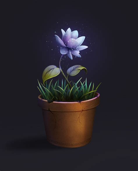 Magic Flower. Game art. Alexandra Tirado, Digital Artist. Flower Props, Flower Games, Plant ...