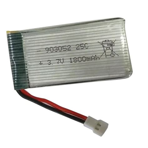 3.7v 1800mAh Lithium Battery For KY101S Drone 903052 25C Long Flight Time Lithium Polymer ...