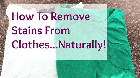 How To Remove Stains From White Clothes - White Choices