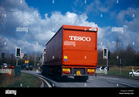 Tesco Lorry Swindon Stock Photo - Alamy