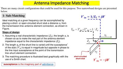 PPT - Lecture 4 Antenna Impedance Matching PowerPoint Presentation, free download - ID:2273089