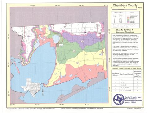 Chambers County Texas Flood Zone Map - Printable Maps