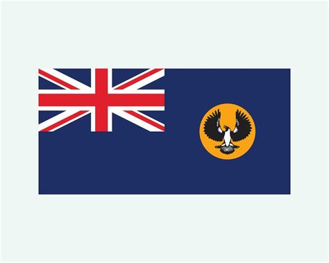 South Australia SA State Flag. South Australian Banner. EPS Vector ...