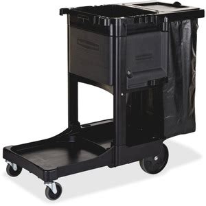 Rubbermaid Commercial Executive Janitor Cleaning Cart - RCP1861430 - Shoplet.com