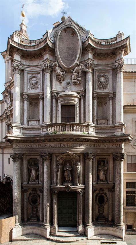 San Carlo alle 4 Fontane | Baroque architecture, Renaissance ...