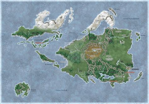 Nideyle worldmap V.5 by sebyZart on DeviantArt