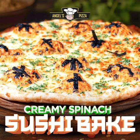 Angel's Pizza - Any sushi bake lovers out there? You gotta...