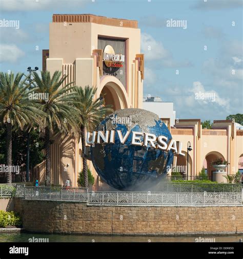 Entrance of the Universal Studios, Orlando, Florida, USA Stock Photo ...