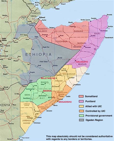 Map of Somalia - MapSof.net