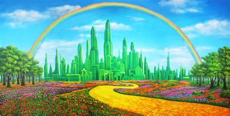 10mx5.2m Emerald City Backdrop | City backdrop, Wizard of oz, Backdrops