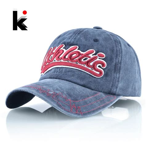 Washed Denim Baseball Caps Women Men Brand Snapback Dad Hats Outdoor ...