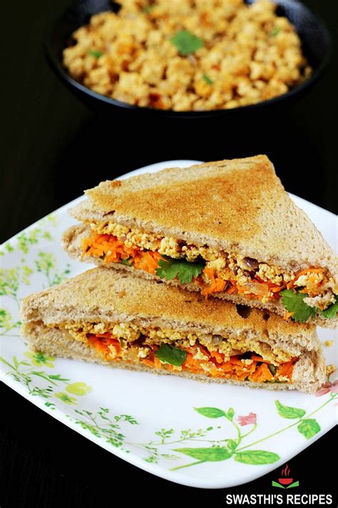 Paneer sandwich recipe (3 Easy variations) - Swasthi's Recipes