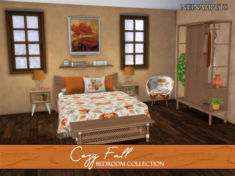 The Sims Resource - Cozy Fall Bedroom {Mesh Required}