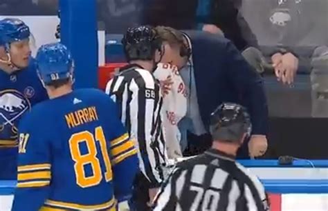 NHL analyst Rob Ray suffers horror head cut after being hit by puck ...