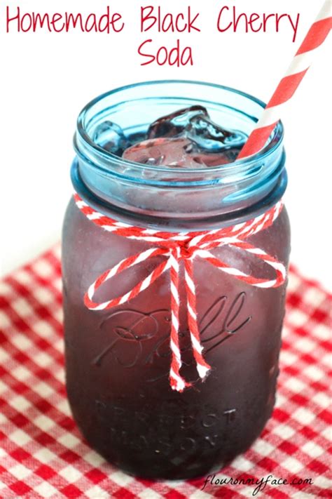 Homemade Black Cherry Soda recipe | Chefthisup