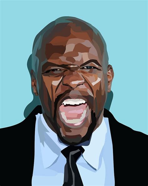 "VECTOR PORTRAIT----terry crews" by oliviasprng | Redbubble