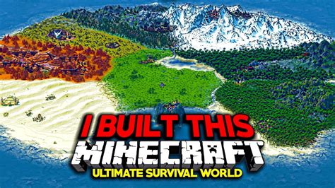 I Transformed Minecraft Into The ULTIMATE Survival World - Minecraft videos