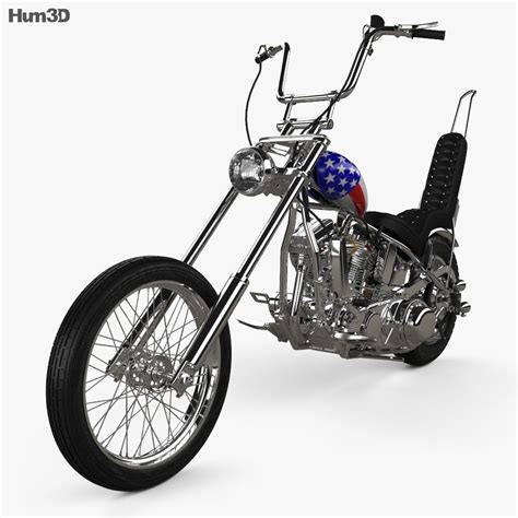 Harley-Davidson Easy Rider Captain America 1969 3D model - Vehicles on ...