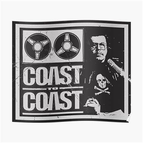 "Art Bell - Coast to Coast AM [distressed]" Poster for Sale by elevens | Redbubble