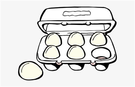 Egg Carton Clip Art At Clker - Eggs Clipart Transparent PNG - 600x451 - Free Download on NicePNG