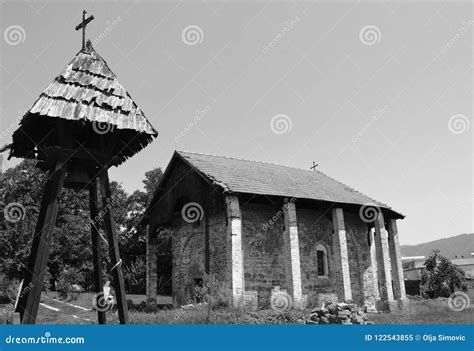 Old Serbian Orthodox Church Stock Image - Image of belfry, grass: 122543855