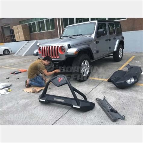 Jeep Wrangler JL Front Bumper With Led Lights - Well-automotive