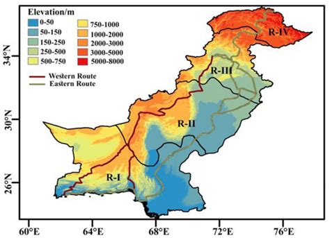 Climate | Free Full-Text | Long-Term Seasonal Drought Trends in the China-Pakistan Economic Corridor