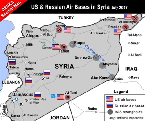 United States Air Force Bases Map