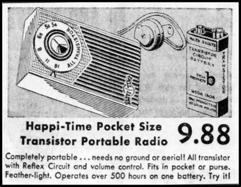 Vintage Newspaper Advertising For The Happi Time Transisto… | Flickr