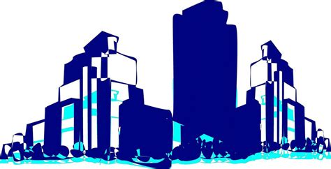 black and white city skyline 29462963 Vector Art at Vecteezy