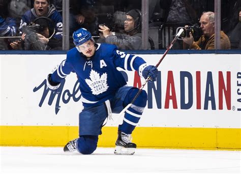 Auston Matthews with the stoic celly following his unforgettable 21st ...