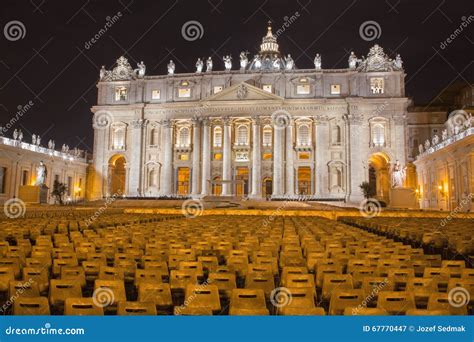 Rome - St. Peter S Basilica - Basilica Di San Pietro and the Square at ...